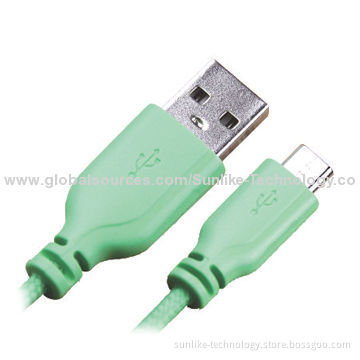 Micro USB Cable for Samsung, Soft Colorful Nylon Jacket